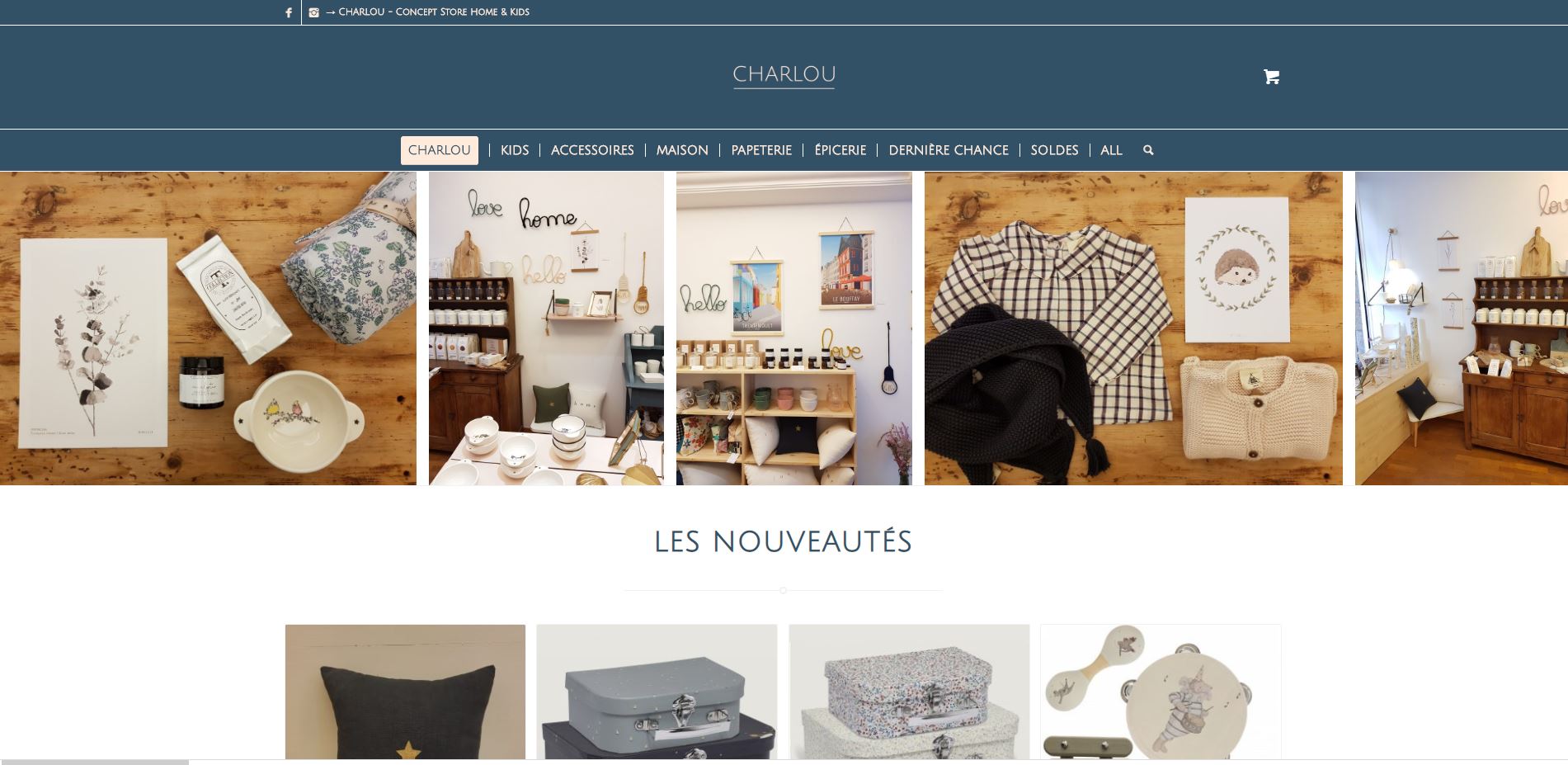 Création de site e-commerce - Internet / Web - Charlou - Nantes
